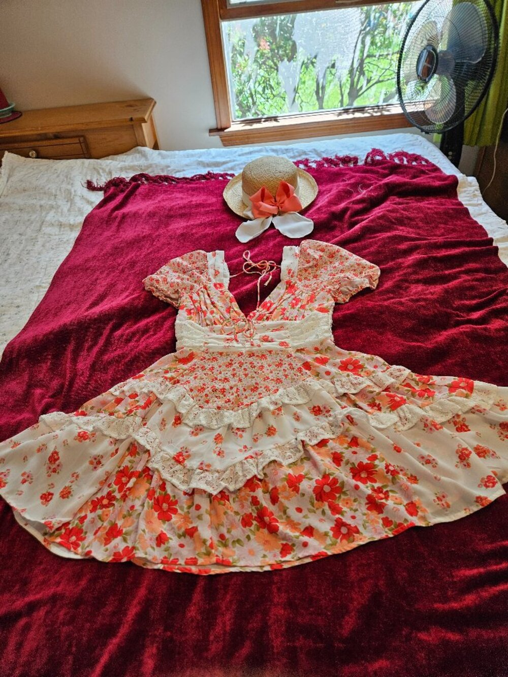 ALTAR'D STATE BABYDOLL FLORAL MINI SIZE SMALL